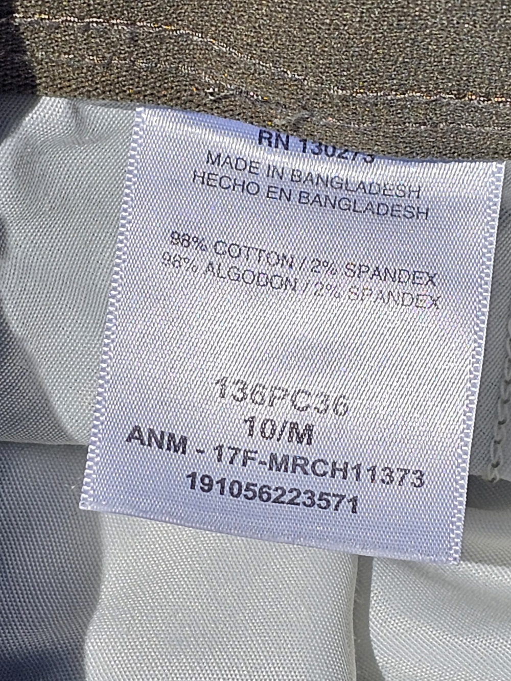 Lee Women's Size 10 Pants in Olive Green. - Picture 4 of 4